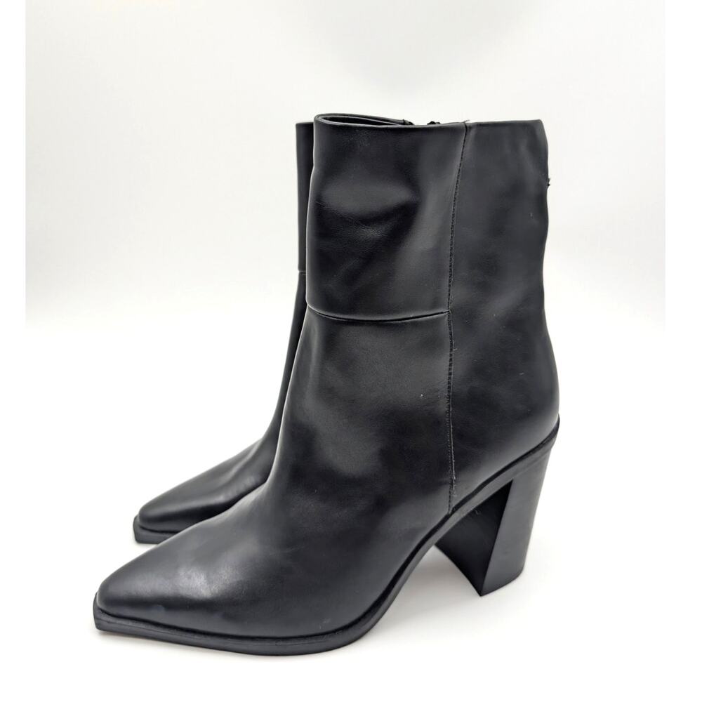 Steve Madden Silvee Pointed Toe Chunky Heels Ankl… - image 1